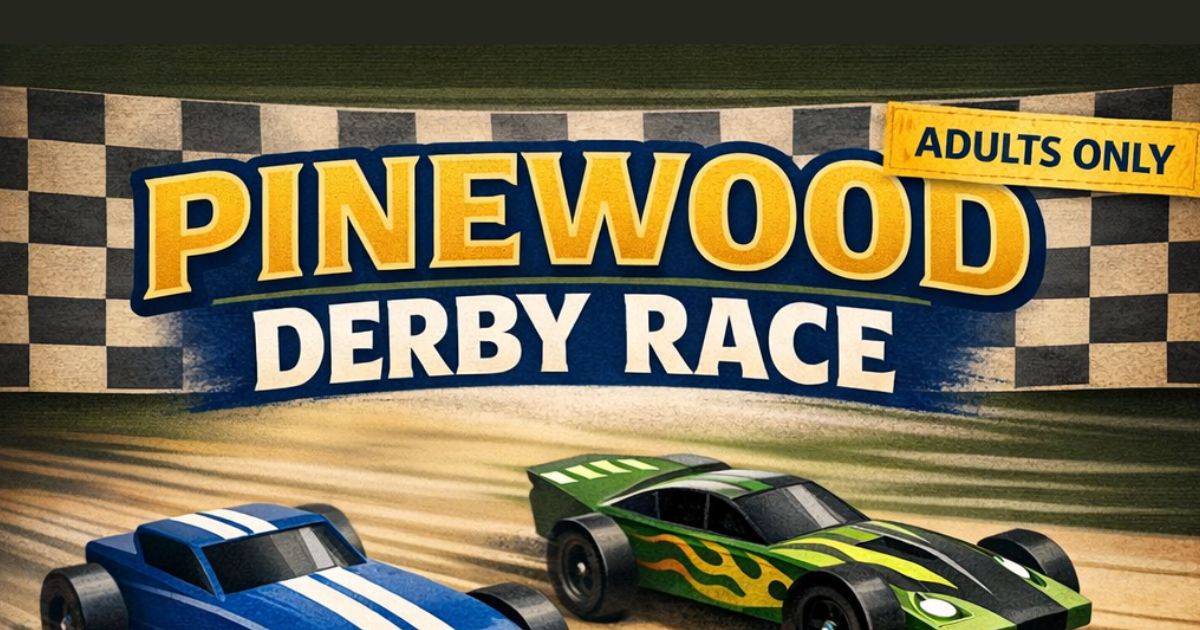 Pinewood Derby Race for Adults Only - header image